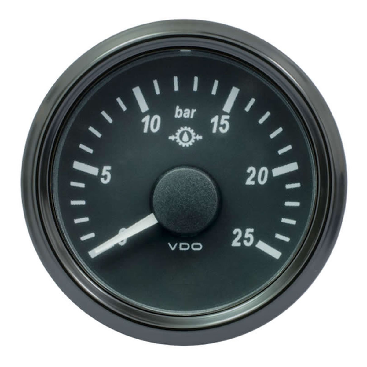 VDO SingleViu Gear Oil Pressure 25Bar Gauges